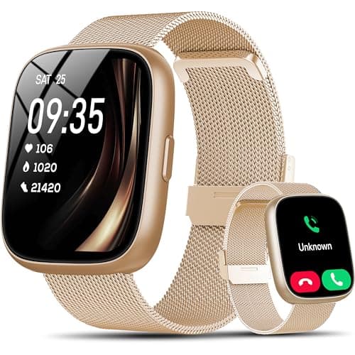 Image of Smart Watch for Women with Alexa Built-in, 1.83" HD Fitness Watch with Answer/Make Calls, Smartwatch with Heart Rate/Sleep Monitor, 110+ Sports Modes, IP68 Waterproof Activity Tracker for Android iOS