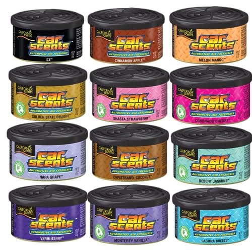 Image of California Scents Car & Home Air Freshener Can Tin - 4 Pack of Randomly Picked Scents - Luck Dip Listing
