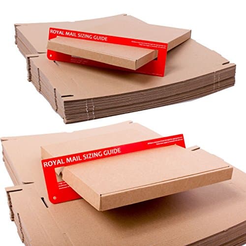 Image of 50X C4 A4 Size Box Large Letter Strong Cardboard Shipping Mailing Postal Pip, LGELETBOXC4005