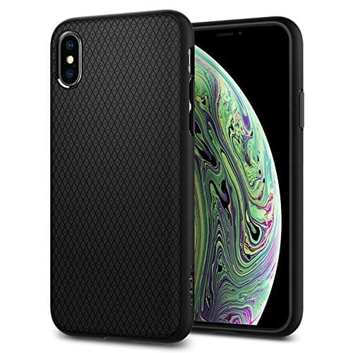 Image of Spigen Liquid Air Case Compatible with iPhone XS/X - Matte Black