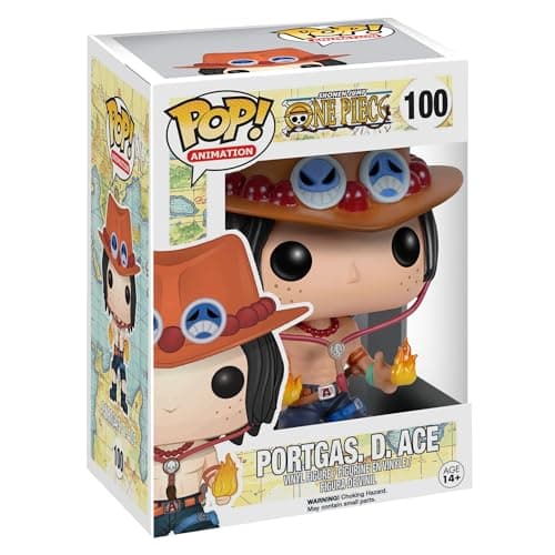 Image of Funko POP! Animation: One Piece - Portgas D. Ace - Collectable Vinyl Figure - Gift Idea - Official Merchandise - Toys for Kids & Adults - Anime Fans - Model Figure for Collectors and Display