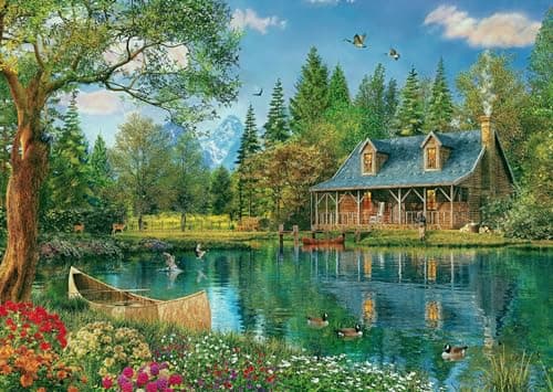 Image of Jigsaw Puzzles for Adults 500 Piece Land of Idyllic Beauty 20.5 x 15 Inch Puzzles for Adult 500 Pieces Educational Challenge 500 Pieces Puzzles for Adult