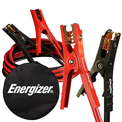 Image of Energizer Jumper Cables for Car Battery, Heavy Duty Automotive Booster Cables for Jump Starting Dead or Weak Batteries with Carrying Bag Included (16-Feet (6-Gauge)