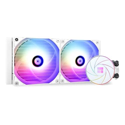 Image of Thermalright AQUA ELITE 240 White ARGB CPU Water Cooling,White Aio CPU Cooler, 240 Cooling Row Size,2 x120mm PWM Fans,for AMD/AM4/AM5, Intel LGA1150/1151/1155/1156/1200/2011/1700/1851