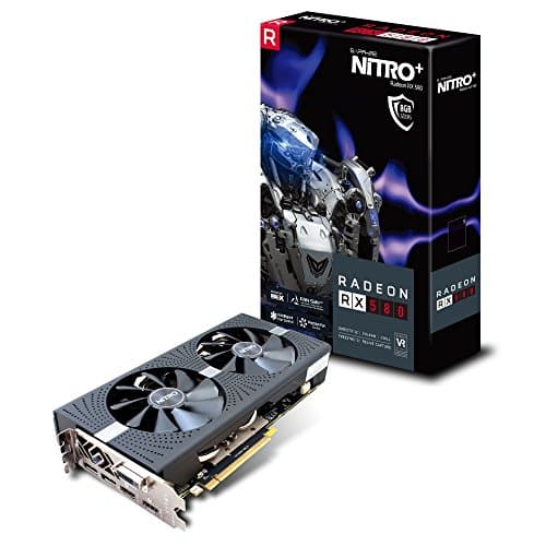 Image of Sapphire 11265-01-20G Radeon NITRO+ RX 580 8GB GDDR5 DUAL HDMI / DVI-D / DUAL DP with backplate (UEFI) PCI-E Graphics Card