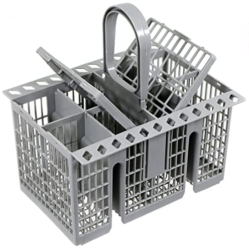 Image of Spares2go Dishwasher Cutlery Basket Universal Cage for Hotpoint fits Indesit fits Whirlpool C00257140 (Detachable Handle)