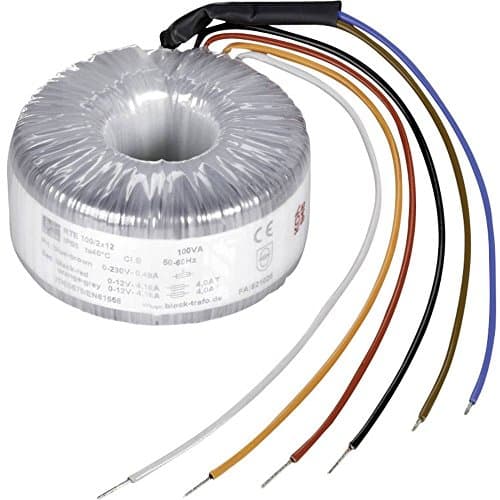 Image of Block RTE 250/2x12 250 VA toroidal isolation transformer 230 V to 2 x 12 V