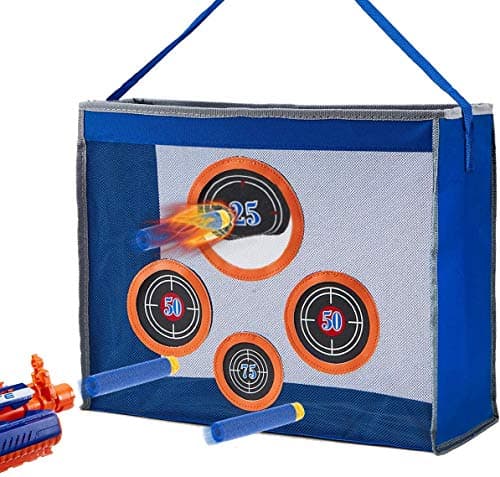 Image of Toyer Foam Blasters Portable Practice Target Bag Storage Carry Target Pouch for Nerf Guns N-Strike Elite/Mega/Rival Series