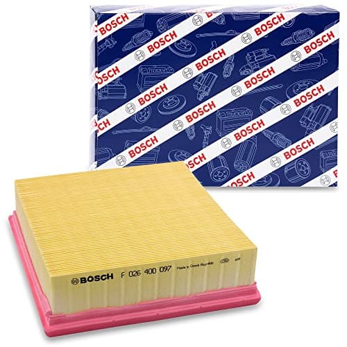 Image of Bosch S0097 Car Air Filter - Separates Particles from the Air Intake - Moisture-resistant plus High Tensile Strength