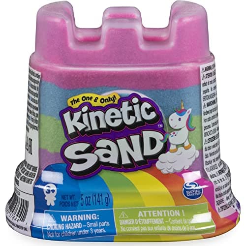 Image of Kinetic Sand, Rainbow Unicorn Multi-Colour 142 G Single Container, for Kids Aged 3 and up