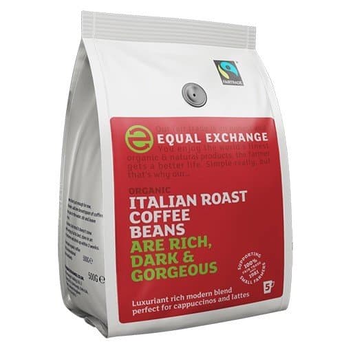 Image of (2 Pack) - Equal Exchange - Org FT Italian Coffee Beans | 227g | 2 PACK BUNDLE