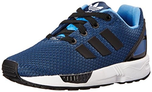 Image of adidas Originals ZX Flux EL I Running Shoe (Toddler), Rich Blue/Black/White, 6 Toddler