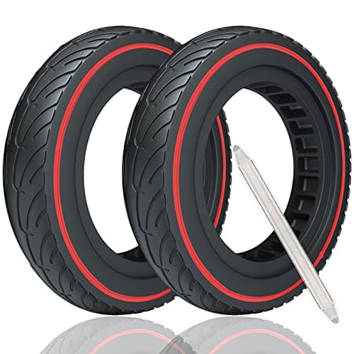 Image of OUXI Xiaomi Tyre, Electric Xiaomi Scooter Tyre Solid 8.5 Inch Puncture Proof Explosion Proof Rubber Tubeless Scooter Wheel Front/Rear for Mijia M365 Pro Gotrax gxl/XR/V2-2PCS