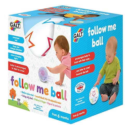 Image of Galt Toys, Follow Me Ball, Baby Sensory Toys, Ages 6 Months Plus