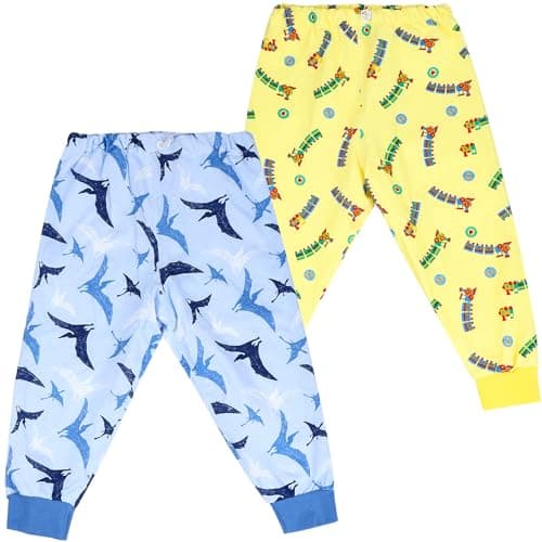 Image of FLYISH DIRECT Potty Training Pants in Trouser Style, 2 Pieces of Waterproof Diaper Skirt, Absorbent Cotton Reusable Toilet Training Pants 7-9 Years, Train & Pterosaur, XL