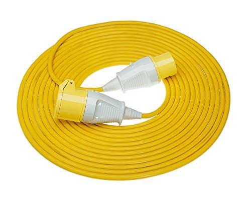 Image of 14 M Metre 32 Amp 110 V Volt 2.5mm Extension Cable Generator Lead Power Hook Up by Defender