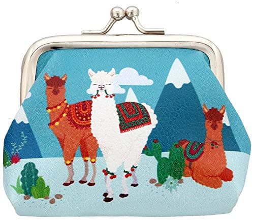 Image of Puckator Cute Alpaca Tic Tac Change Purse, Polyurethane, Mixed, Height 8cm Width 9cm Depth 2cm, PUR46