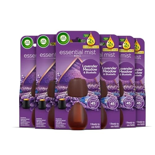 Image of Air Wick |Relaxing Lavender |Essential Mist Refill|20ml | Pack of 6| Lasts up to 270 days