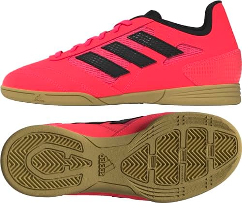 Image of adidas Boys' Super Sala 2 Indoor Sneakers, Turbo Black Black, 10.5 UK