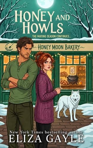 Image of Honey and Howls: A cozy spicy fantasy paranormal wolf shifter and witch romance (Devils Point Witches Book 2)