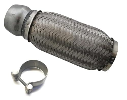 Image of Fits for Mercedes W906 Sprinter Euro 5 6 Front Exhaust Flex Pipe Tube 60,5x235mm Screw Clamp