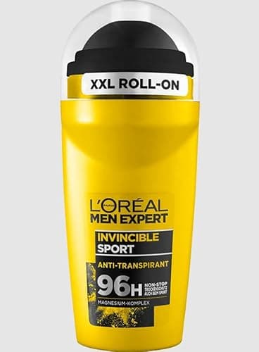 Image of L'Oréal Men Expert Invincible Sport Antiperspirant Roll-On Deodorant with 72H Dry Protection 50 ml