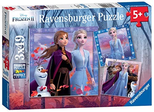 Image of Ravensburger Disney Frozen 2-3 x 49 piece Jigsaw Puzzles for Kids Age 5 Years Up