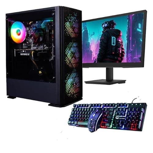 Image of Veno Scorp Gaming PC Bundle Intel Core i7 3rd Gen 3.9GHz, GTX 750 4GB, 16GB RAM, 256GB SSD + 1TB HDD, Windows 11, WiFi, 22" Monitor, Titan RGB Case, 500W PSU