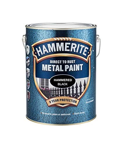 Image of Hammerite HAM6720104 2.5L Metal Paint - Hammered Black