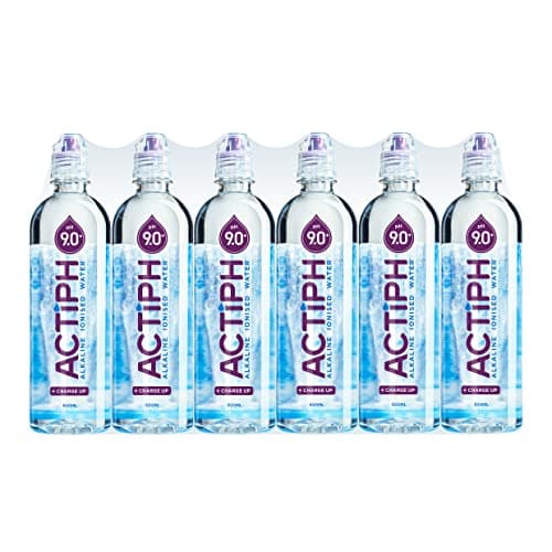 Image of Alkaline Ionised Spring Water pH9+ (24x 600ml) Purified with Electrolytes Clean and Smooth Taste ACTIPH Water