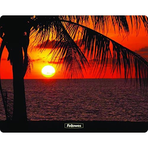 Image of Fellowes Square Brite Mat Mouse Pad - Palm Moods