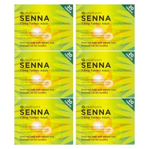 Image of 6X Senna Constipation Relief Tablets 7.5mg – Mega Value Bundle | Gentle Natural Laxative for Adults | Digestive Support, Bowel Regularity & Daily Comfort | with Stool Chart & Wellness Guide