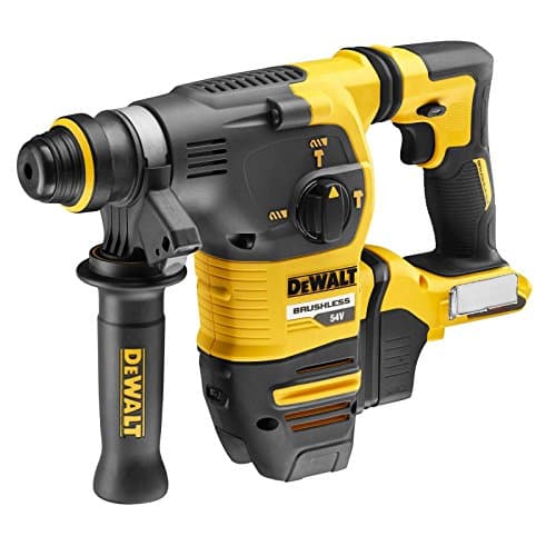 Image of Dewalt DCH333NT-XJ XR Flex Volt SDS-Plus Bare Hammer, 1 W, 54 V, Yellow/Black, Unit, No Battery or Charger