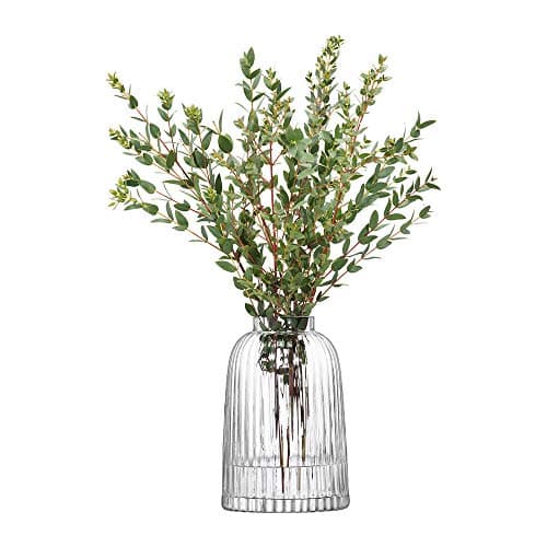 Image of LSA International Pleat Vase H 20 cm Clear| 1 Unit | Mouthblown and Handmade Glass | PT01