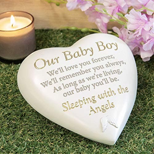 Image of Thoughts of you Baby Boy Remembrance Graveside Memorial Ornament