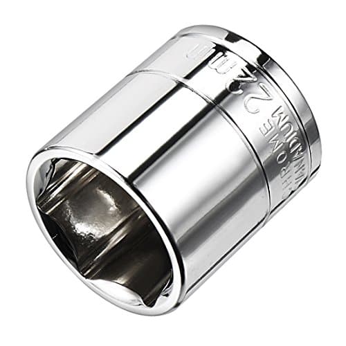 Image of Sourcingmap 3/8-Inch Drive 22mm 6-Point Shallow Socket, Metric, Cr-V