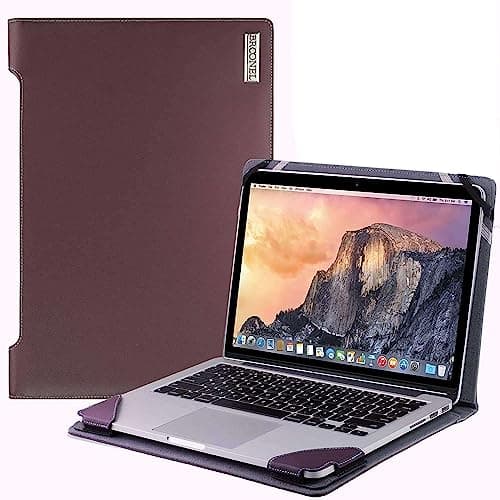 Image of Broonel - Profile Series - Purple Leather Laptop Case Compatible With HUAWEI Honor MagicBook 2019 14.0 inch Laptop