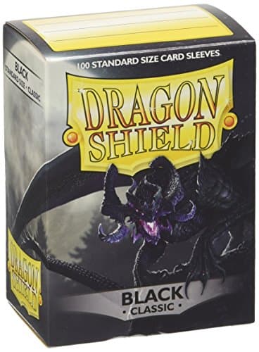Image of Dragon Shield ART10002 Classic Standard Size Sleeves 100pk-Black, Multicoloured