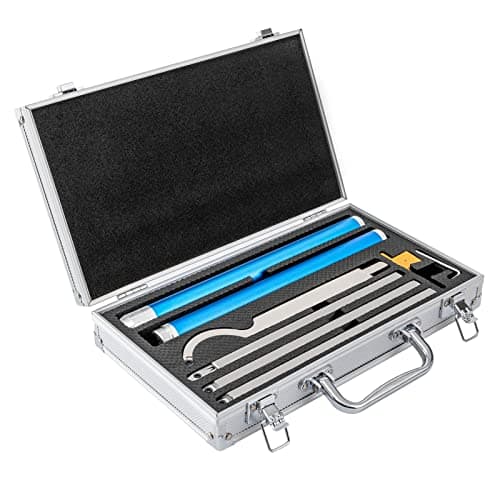 Image of 8 Pcs Wood Turning Tools Carbide Woodturning Tools Set Stainless Steel Spindle and Rotatable Cutting Edge Carbide Tipped Wood Turning Lathe Set for Woodworking Hobbyists