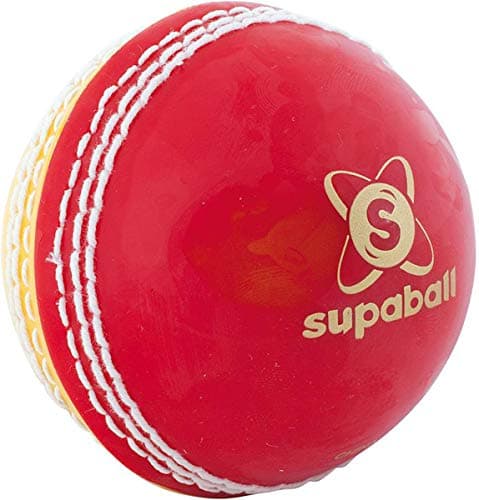 Image of Readers Supaball Training Cricket Ball Red Yellow Mens