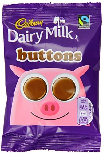 Image of Cadbury Dairy Milk Buttons Chocolate Bags, 30g (Pack of 28)