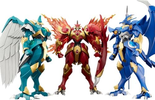 Image of Magic Knight Rayearth: 3 Legendary Rune Gods Set Moderoid Model Kit
