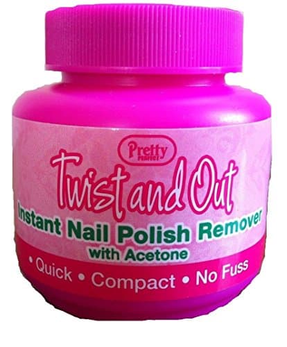 Image of 3 x Pretty Twist & Out Instant Nail Varnish Remover Pots (Acetone Free)