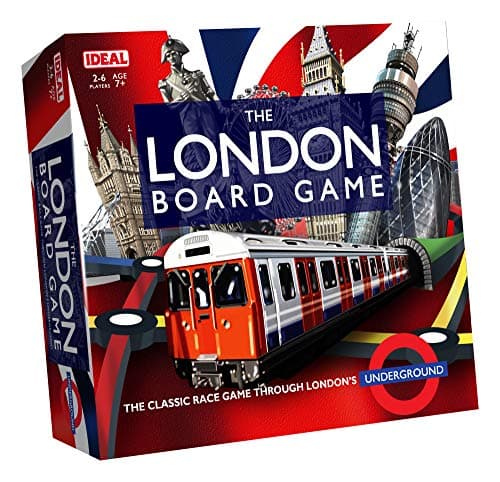 Image of IDEAL | The London Board Game: The classic race game through London's Underground! | Classic Board Games | For 2-6 Players | Ages 7+