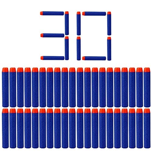 Image of YAAVAAW 30Pcs Big Red Mega Bullets Foam Darts,9.6cm Refill Large Bullets Mega Darts for Nerf N-strike Elite Mega Bullets Series Blasters Kids Toy Gun Darts