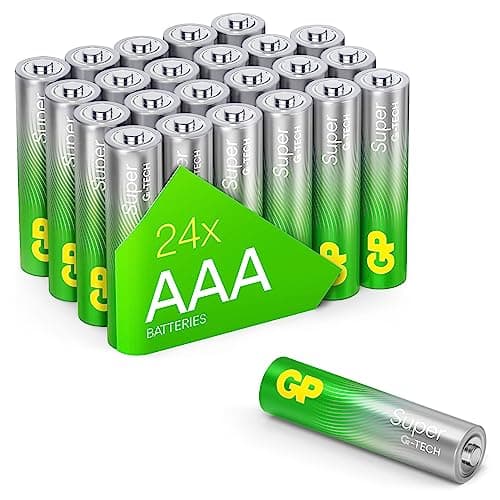 Image of gpbattery GP AAA Alkaline Batteries 24 Pack | Long Lasting Triple A Batteries (LR03 1.5V) for Remotes, Clocks, Toys & Torches | Reliable Household AAA Batteries Pack Bulk Value for Everyday Devices