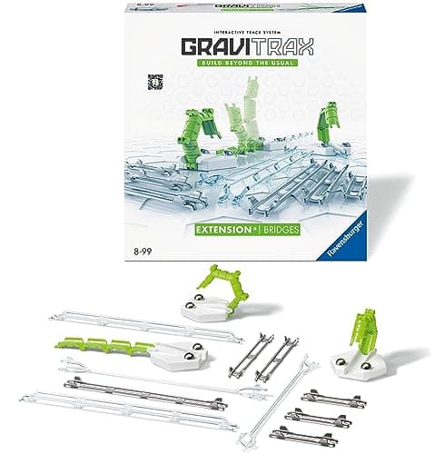 Image of Ravensburger GraviTrax Bridges Expansion Pack Add On Extension Accessory - Marble Run and Construction Toy For Kids Age 8 Years and Up - STEM