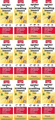 Image of Rentokil 12 x 3 Pack Spider & Crawling Insect Beetle Ants Cockroaches Trap