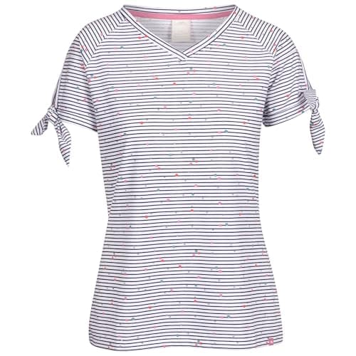 Image of Trespass Womens Tshirt Short Sleeved V Neck Animal Printed Top Fernie