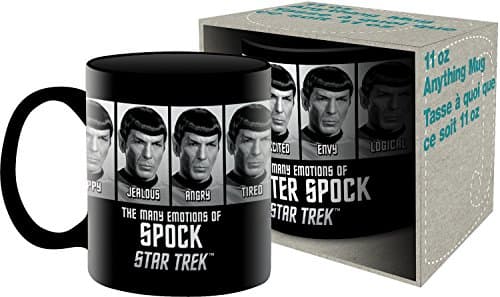 Image of Aquarius Star Trek Emotions of Spock Mug, 11 oz